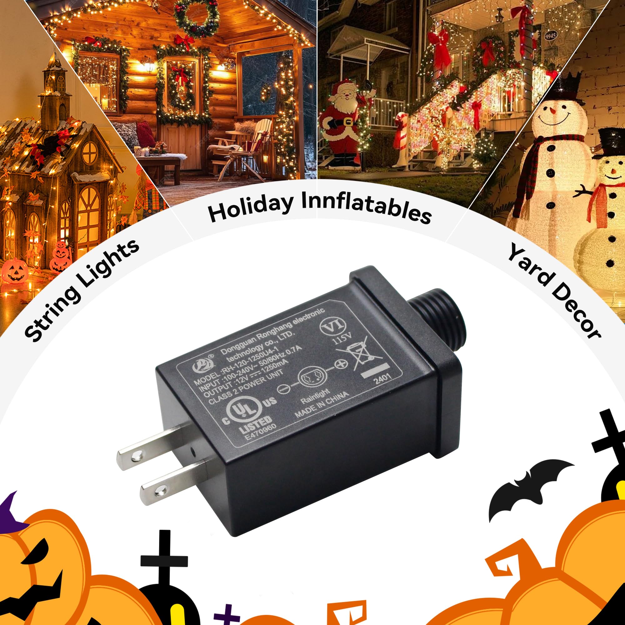 BEISHIDA Class 2 Power Supply 12V-1250mA IP44Low Voltage LED